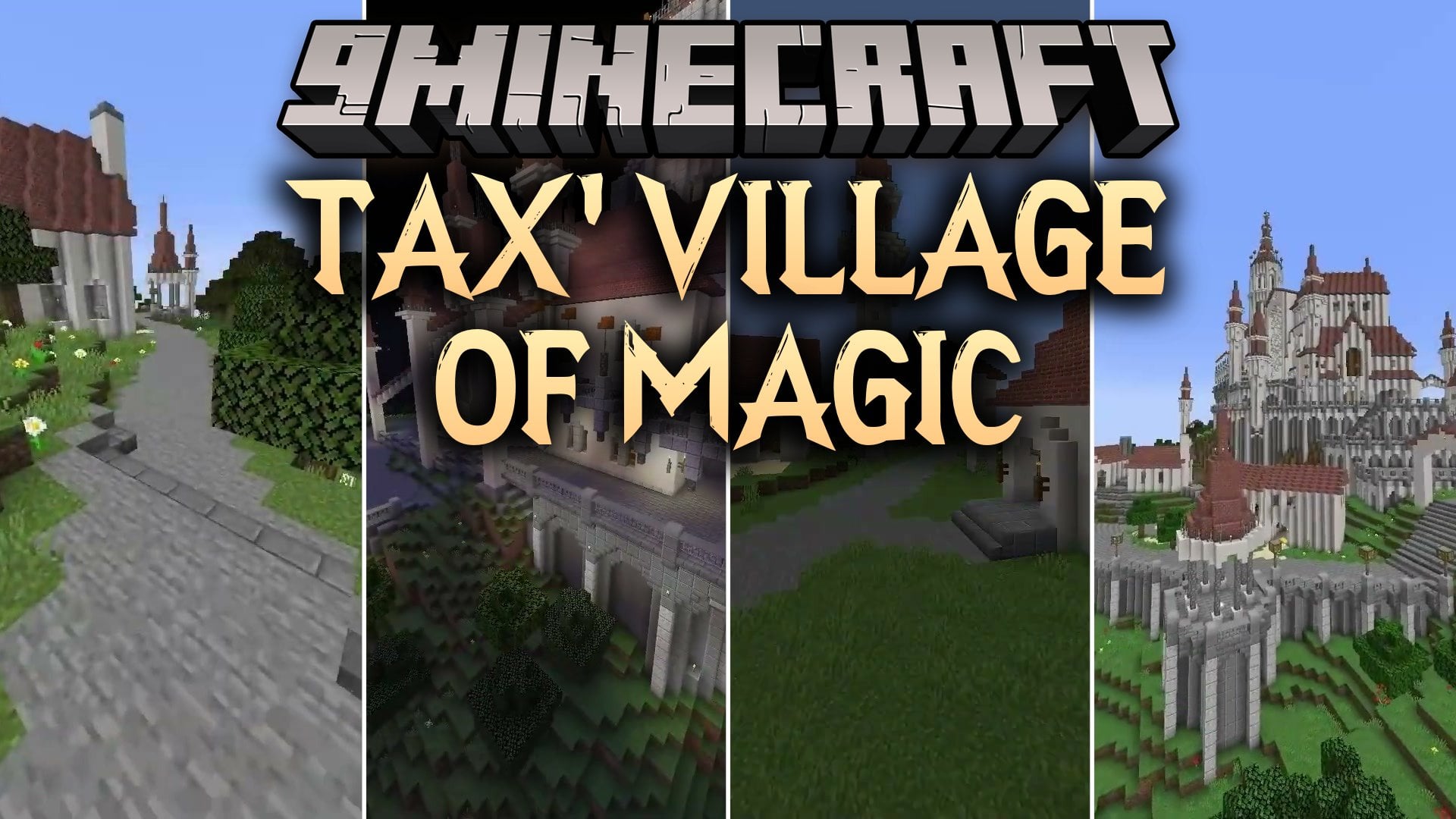 Tax' Village of Magic by Taknax Map (1.19.2, 1.18.2) – A Mystical Fantasy Haven
