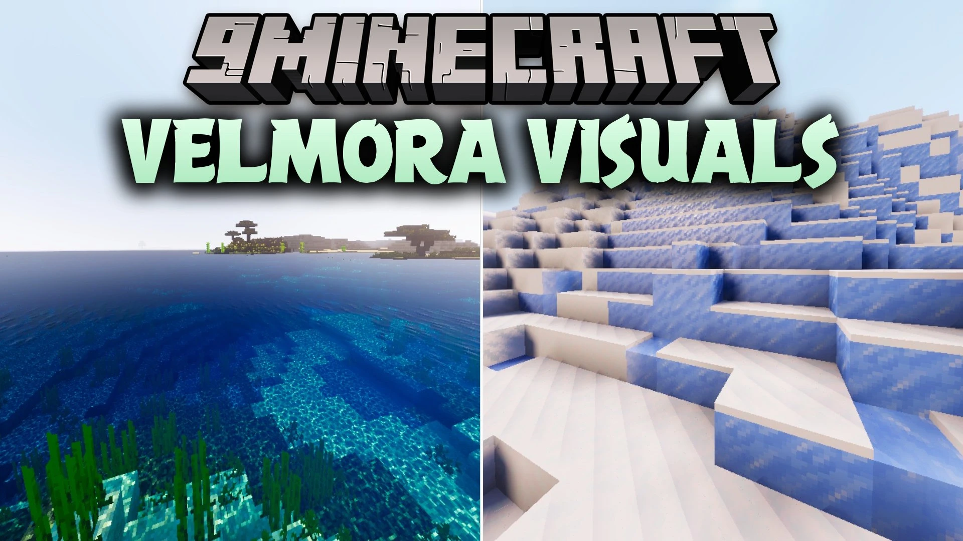 Velmora Visuals Shader (26.x, 1.21) – Vivid Aurora Skies and Raytraced-Style