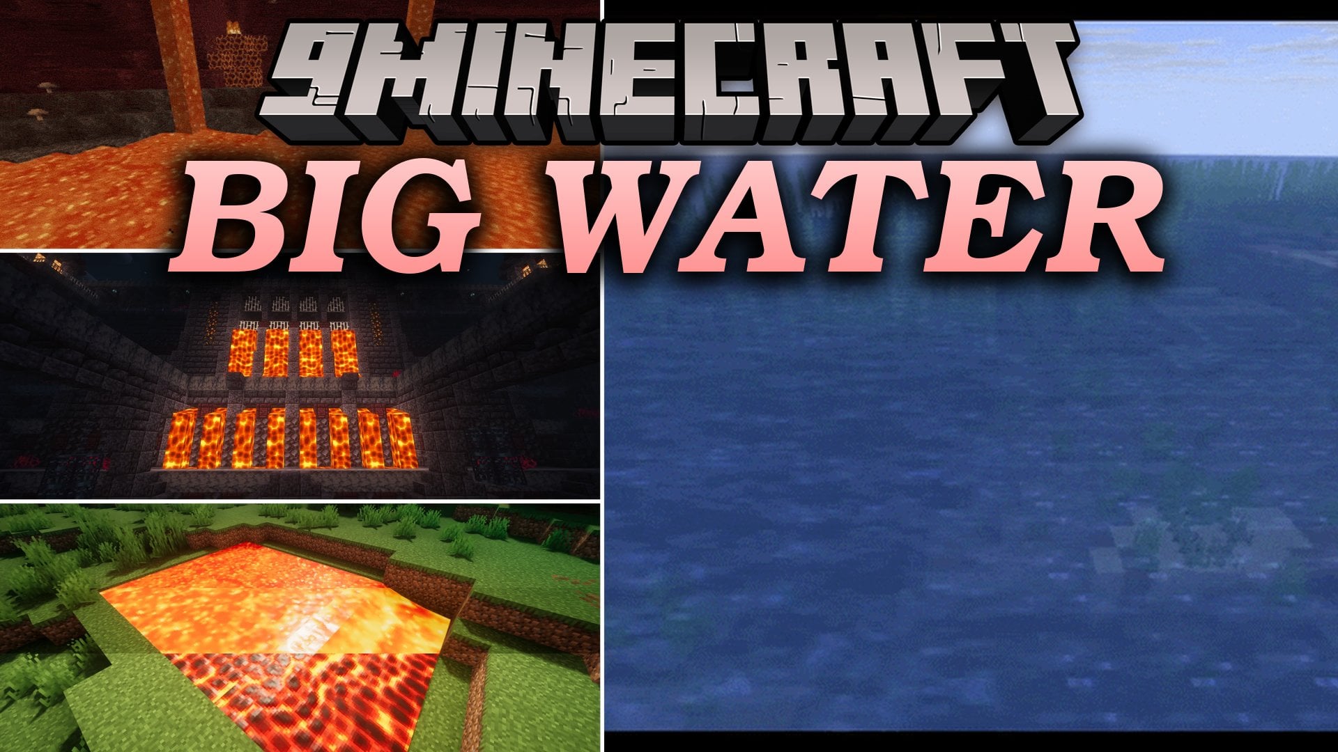 Big Water Mod (26.3, 1.21.1) – Remove Repetitive Grid Patterns