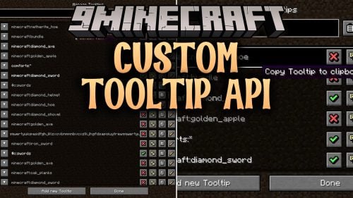Custom Tooltip API Mod (1.21.1, 1.20.1) – Inspect Gear in Rich Detail