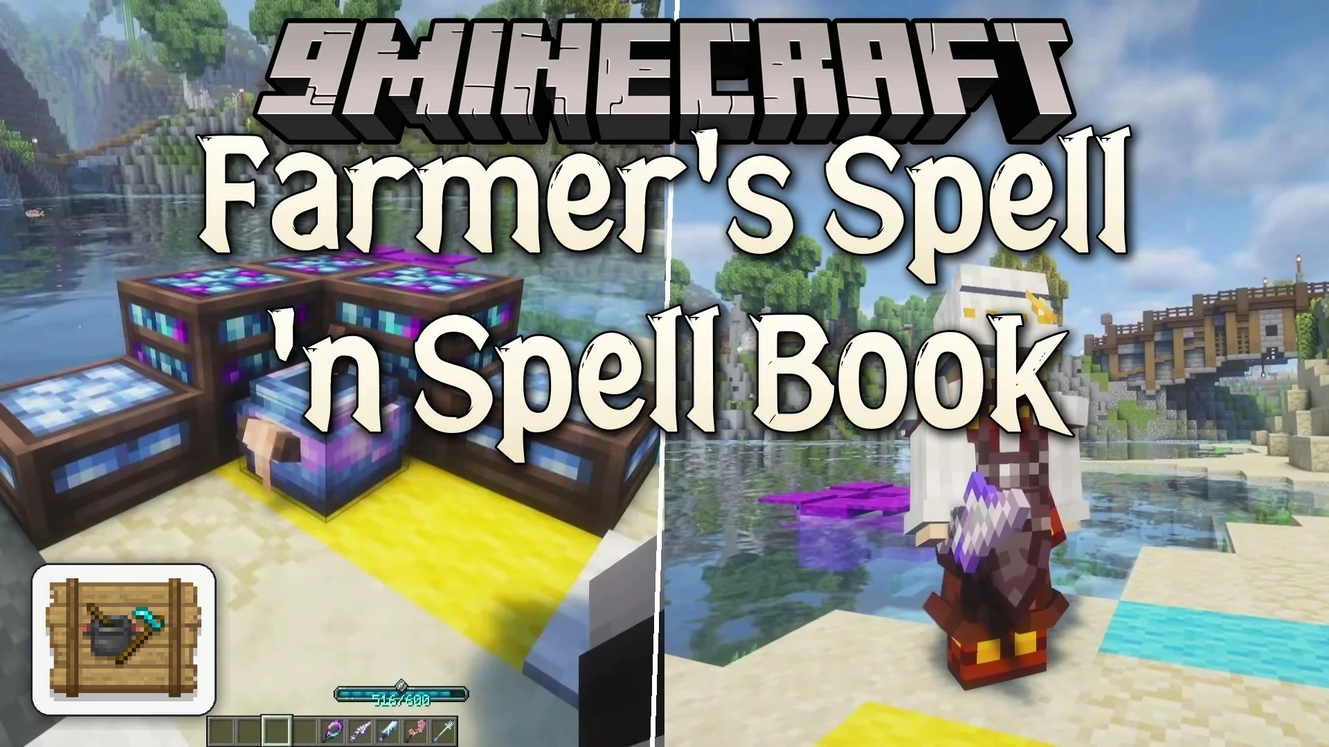 Farmer's Spell 'n Spell Book Mod (1.21.1, 1.20.1) – Cook Enchanted Meals