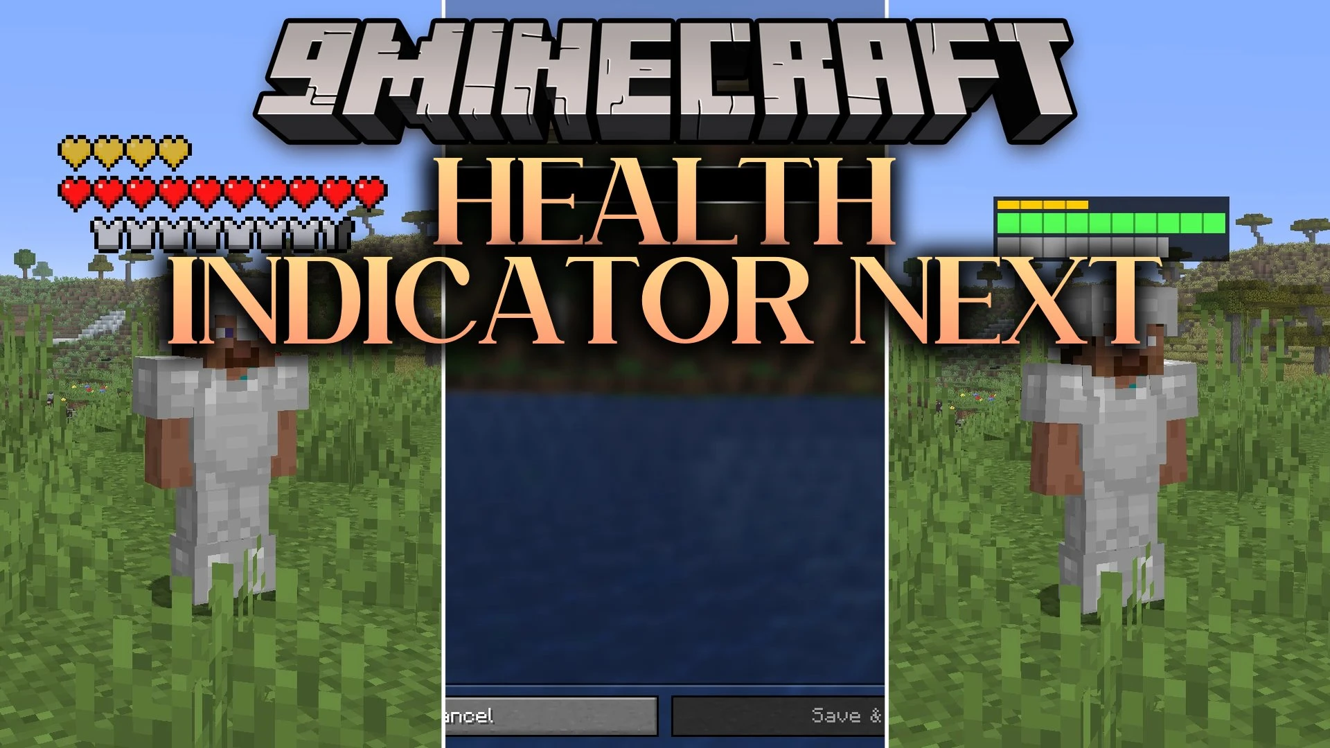 Health Indicator Next Mod (26.3, 1.21.1) – See Enemy Health and Armor Overhead