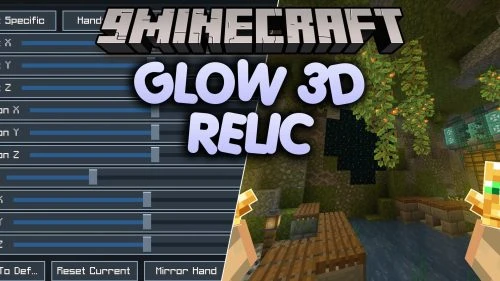 Glow 3D Relic Resource Pack (26.2, 1.21.11) – Luminous Totems for Combat