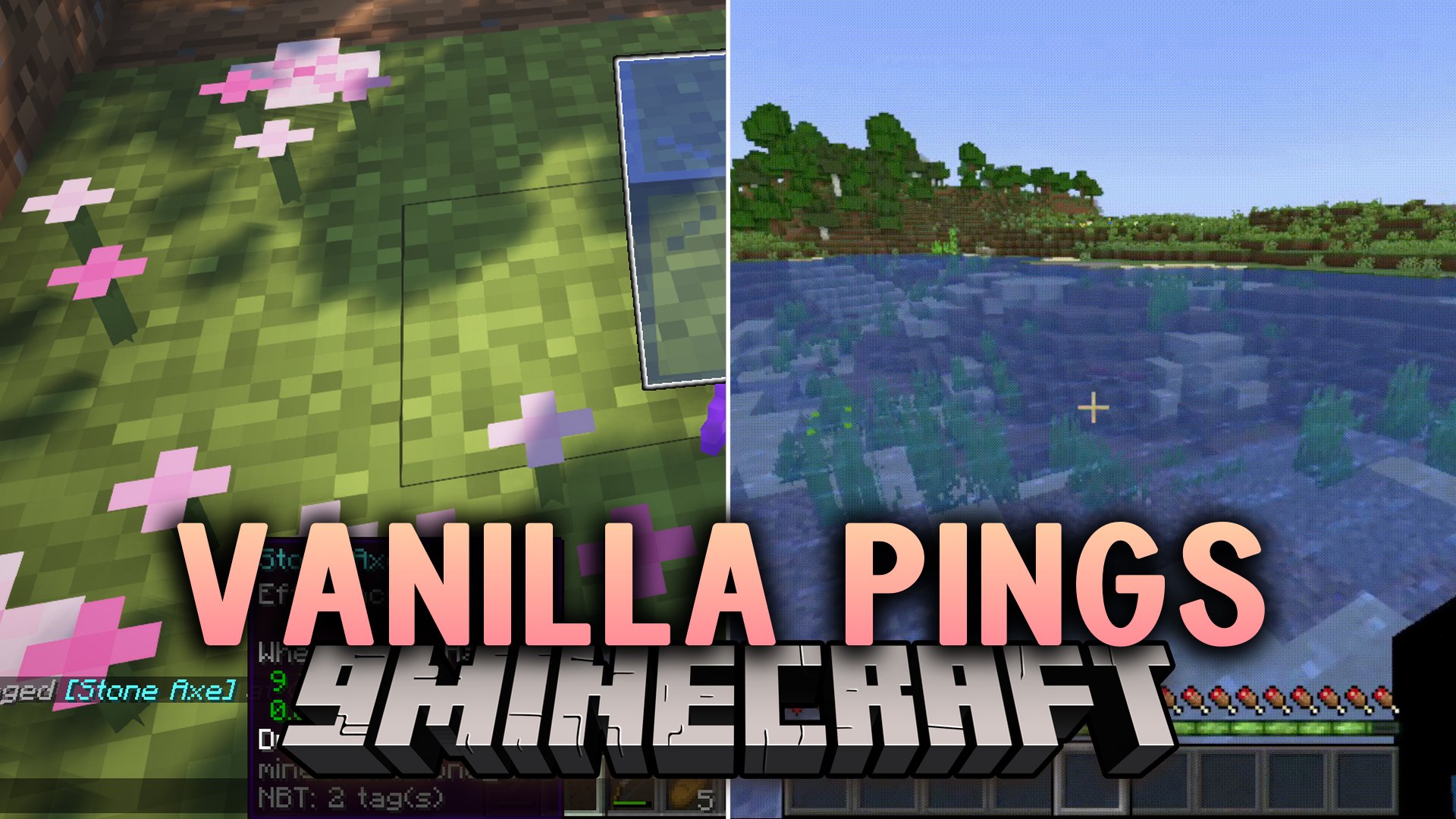 Vanilla Pings Mod (26.3, 1.20.1) – Point Out Mobs and Loot to Teammates