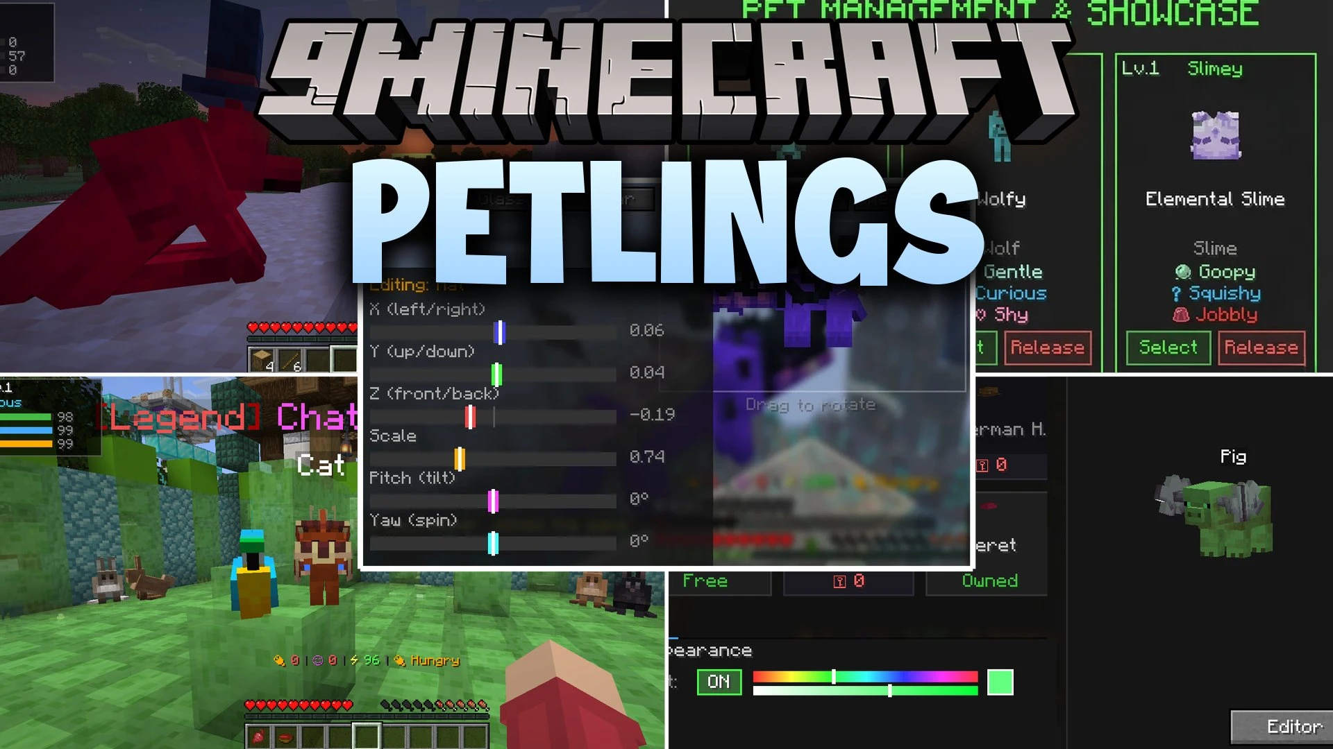 Petlings Mod (26.3, 1.21.11) – Travel Across Worlds with a Loyal