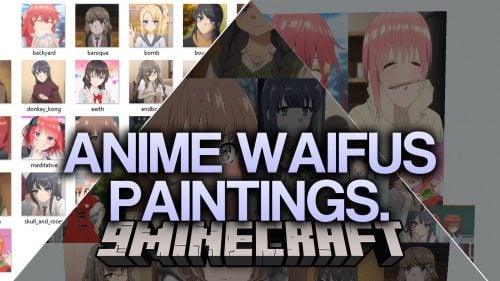 Anime Waifus Paintings. Resource Pack (26.2) – Vibrant Anime Artwork