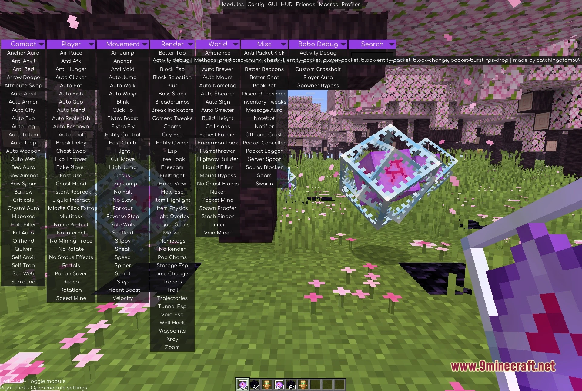 Babo Debug Client Mod (1.21.11) – Spot Hidden Bases on Anarchy Servers — screenshot 4
