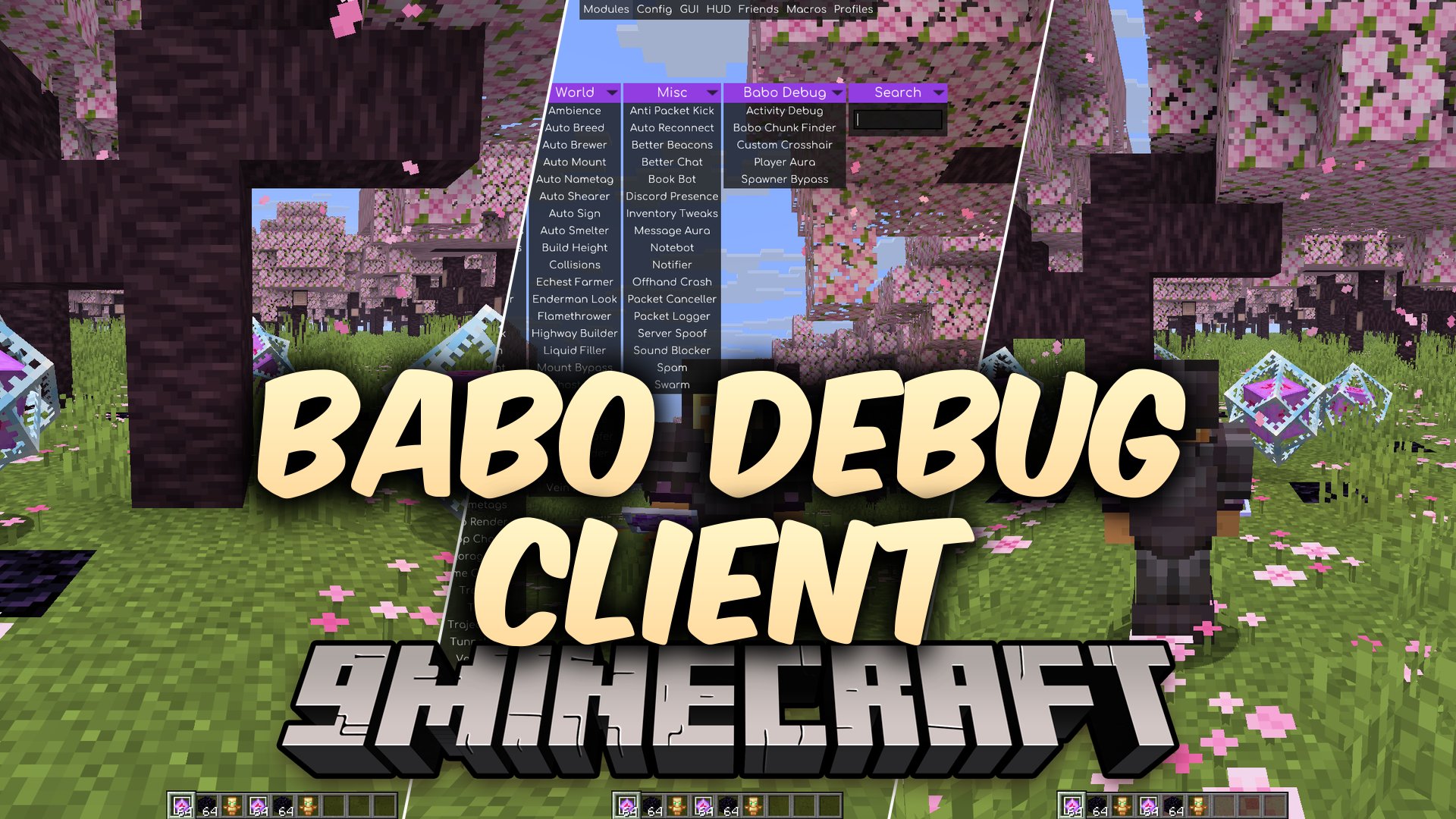 Babo Debug Client Mod (1.21.11) – Spot Hidden Bases on Anarchy Servers