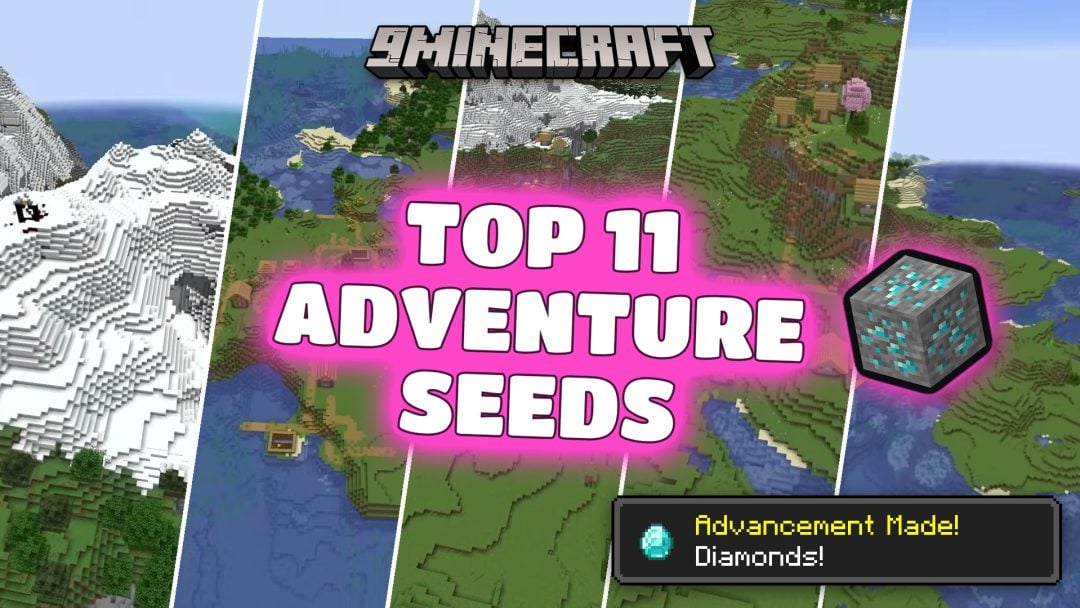 11 Jaw-Dropping Adventure & Landscape Seeds for Minecraft 26.3 - Java & Bedrock Edition Thumbnail