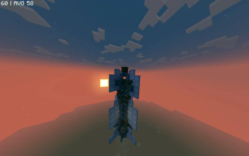 Goofy Missile Schematic (1.21.x) – Simple Flying Missile for Create Aeronautics