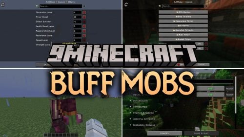 Buff Mobs Mod (26.3, 1.21.1) – Keep Late-Game Survival Battles Tough