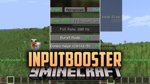 Inputbooster Mod (26.3, 1.21.11) – Never Miss an Attack or Drop Sprint