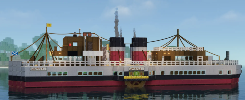 Scotland's Last Sea Going Paddle Steamer Waverley Schematic Thumbnail
