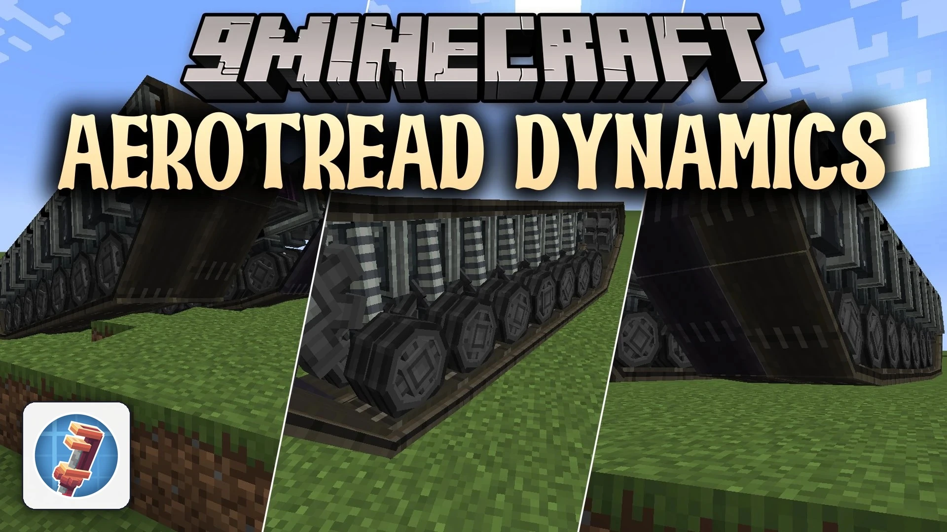 Aerotread Dynamics Mod (1.21.1) – Climb Steep Mountains with Tracks