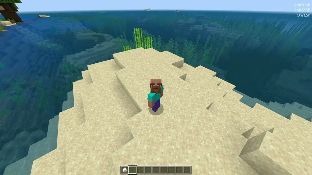 Nyx Client Minecraft Bedrock world view