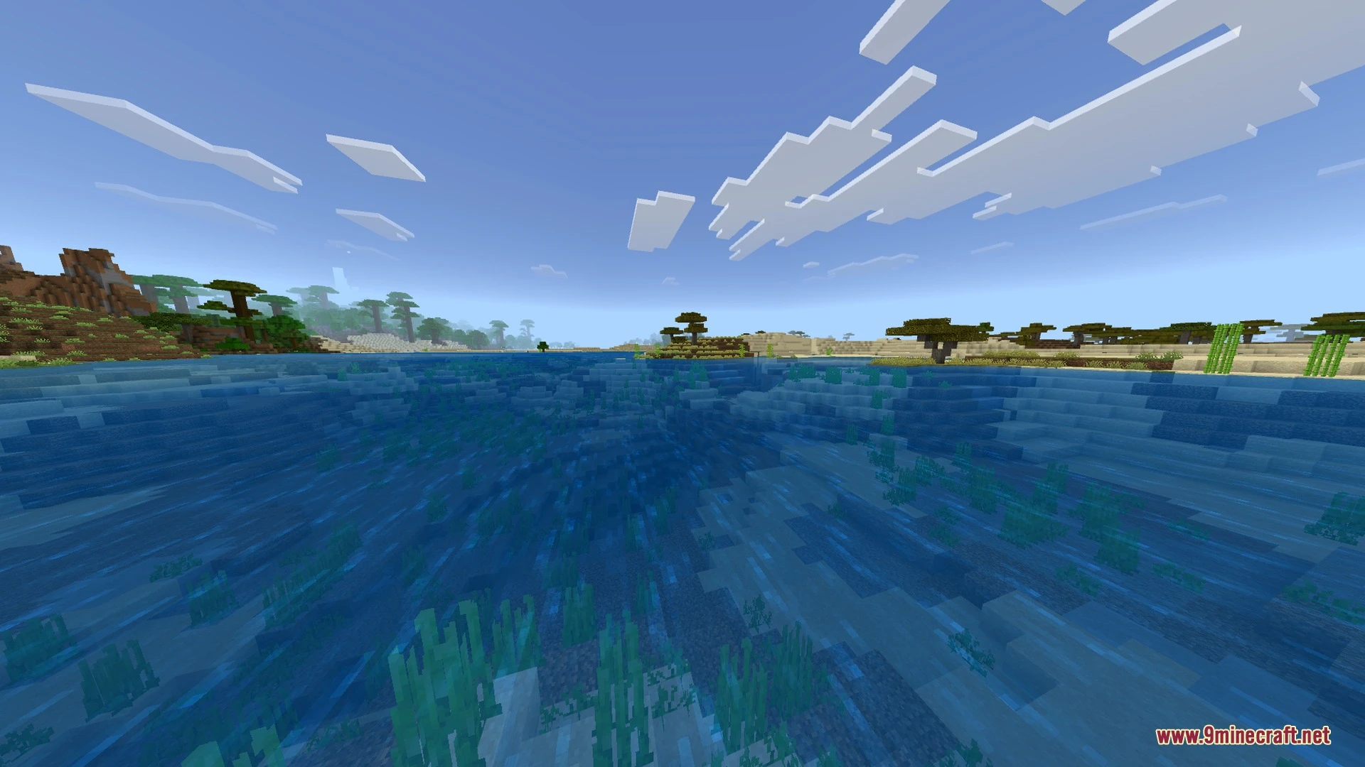 Aoffy Vibrant+ Shader (26.x, 1.21) – Realistic Sky, Clear Water — screenshot 3