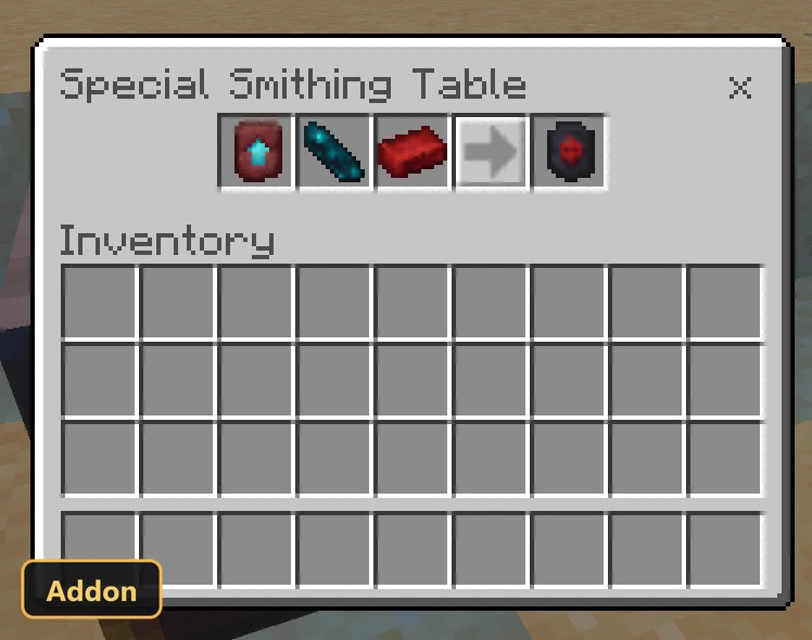 smithing table menu crafting dark skull-marked item