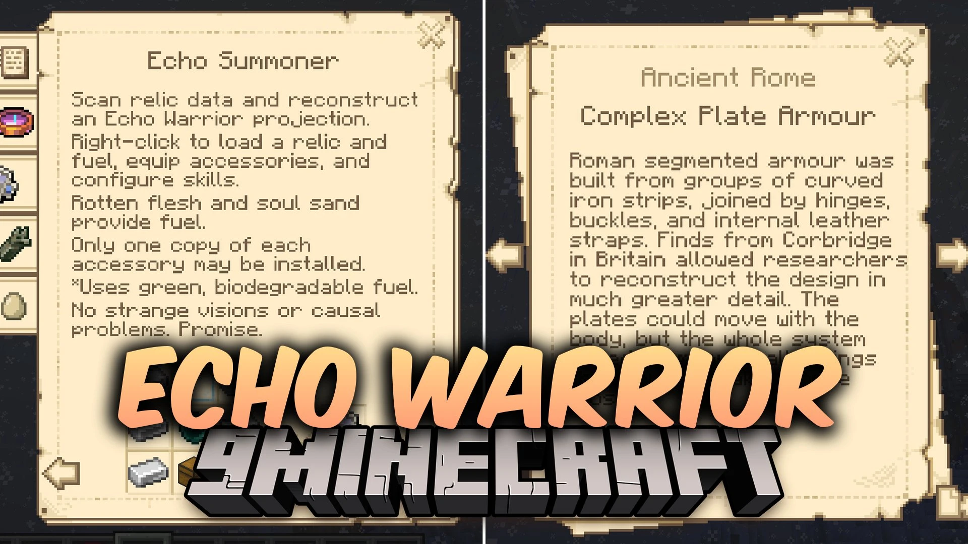 Echo Warrior Mod (26.1.2, 1.20.1) – Unearth and Train Ancient Soldiers