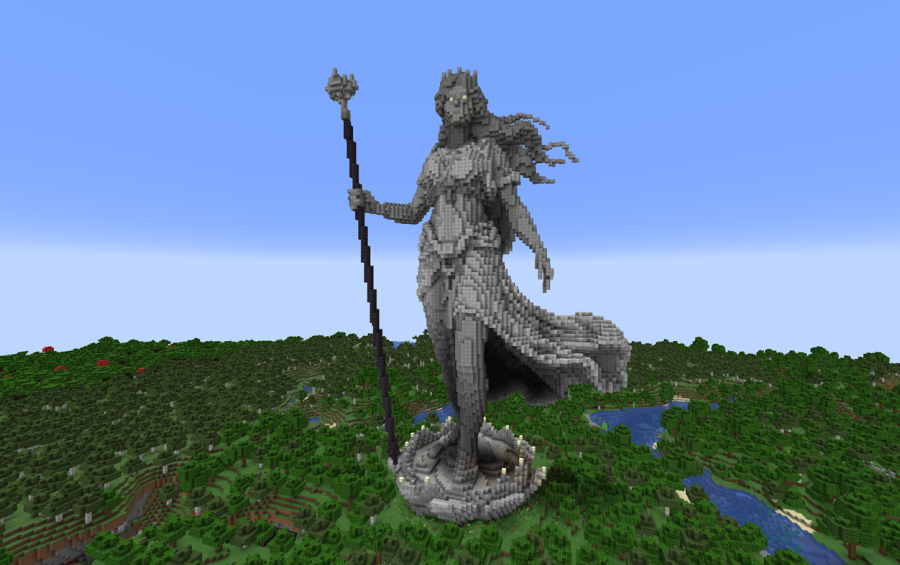 Minecraft Hera Greek Mythology Statue Free Schematic Screenshots 2 Minecraft Hera Greek Mythology Statue Free Schematic Screenshots 2