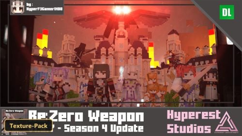 Re:Zero Weapon (26+, 1.21) – MCPE/Bedrock Texture Pack