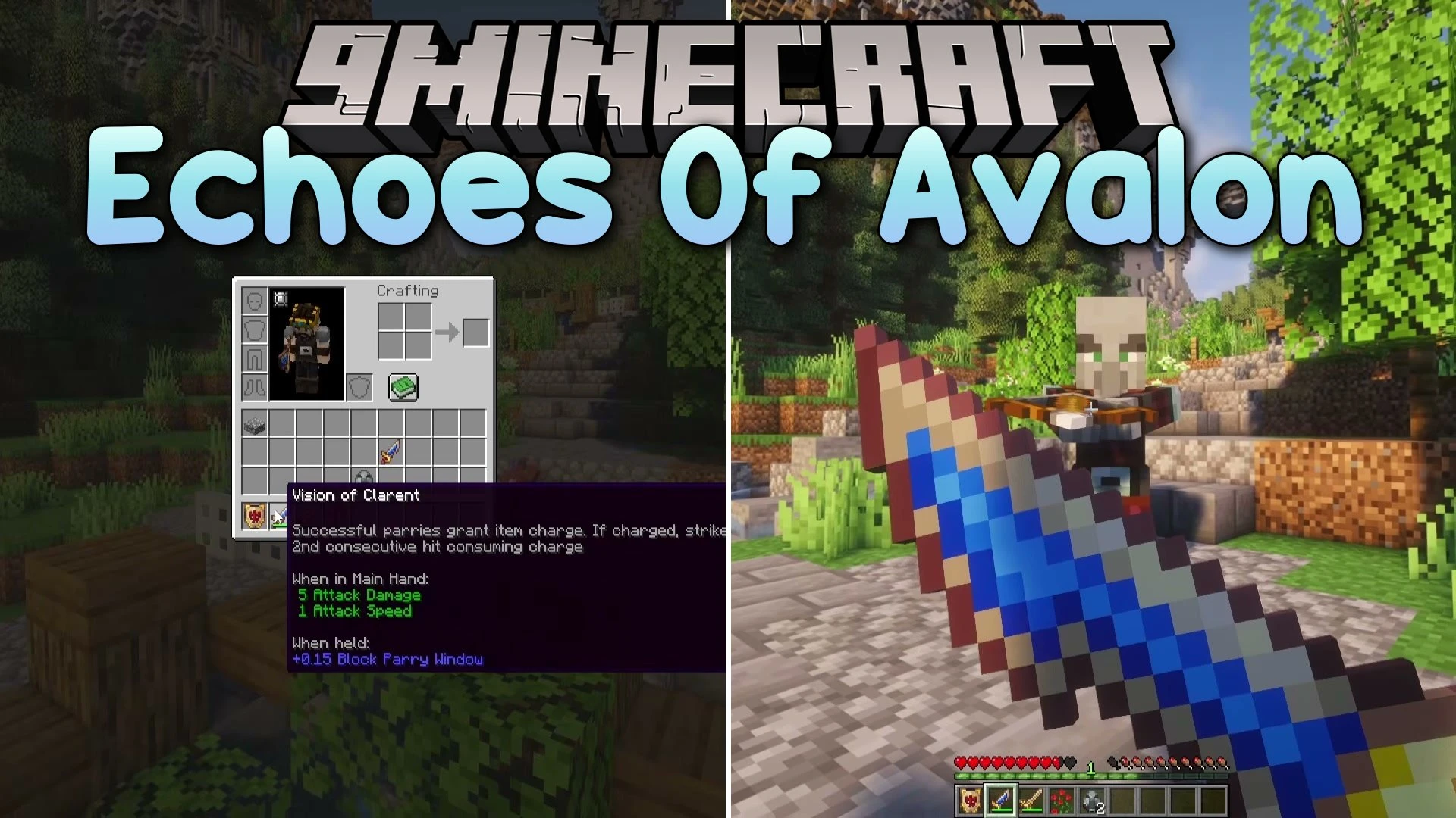 Echoes of Avalon Mod (26.1.2) – Master Timed Shield Parries and Arthurian Relics