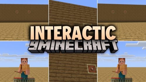 Interactic 9minecraft Mod (26.3) – Pick Up Dropped Items Directly and Throw Weapons