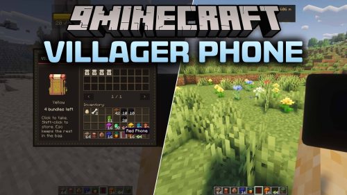 Villager Phone Mod (26.3, 1.20.1) – Shop Distant Villager Trades Anywhere
