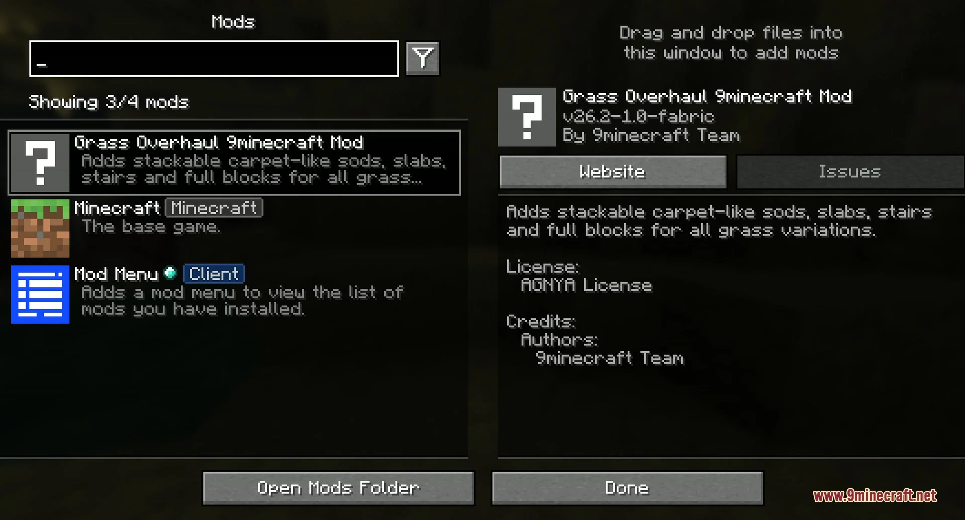 Grass Overhaul 9minecraft Mod (26.3) – Sculpt Smooth Hills and Natural Landscapes — screenshot 1
