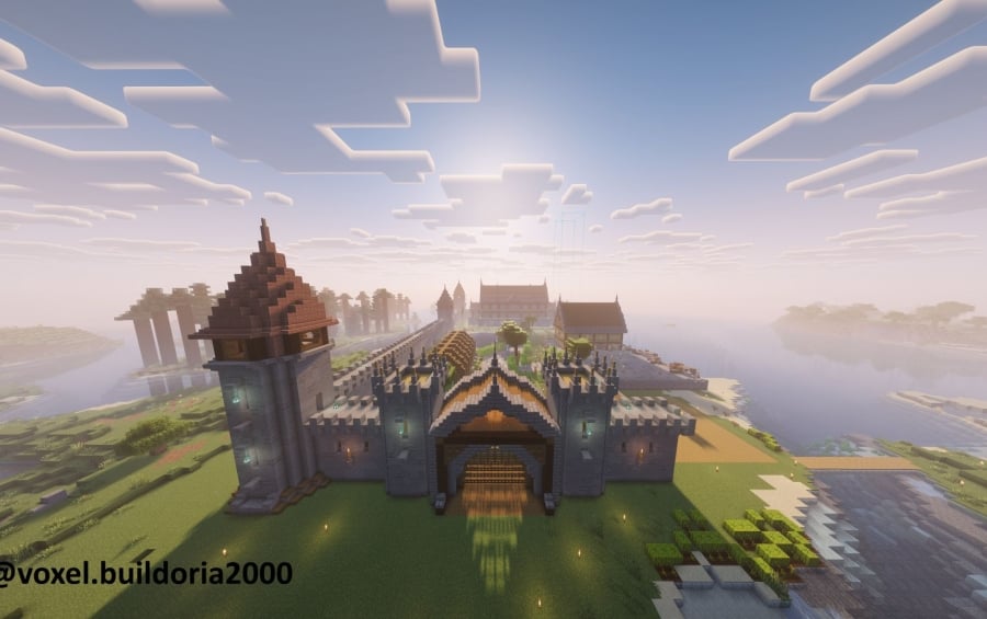 Survival Starter Base Castle Schematic Thumbnail
