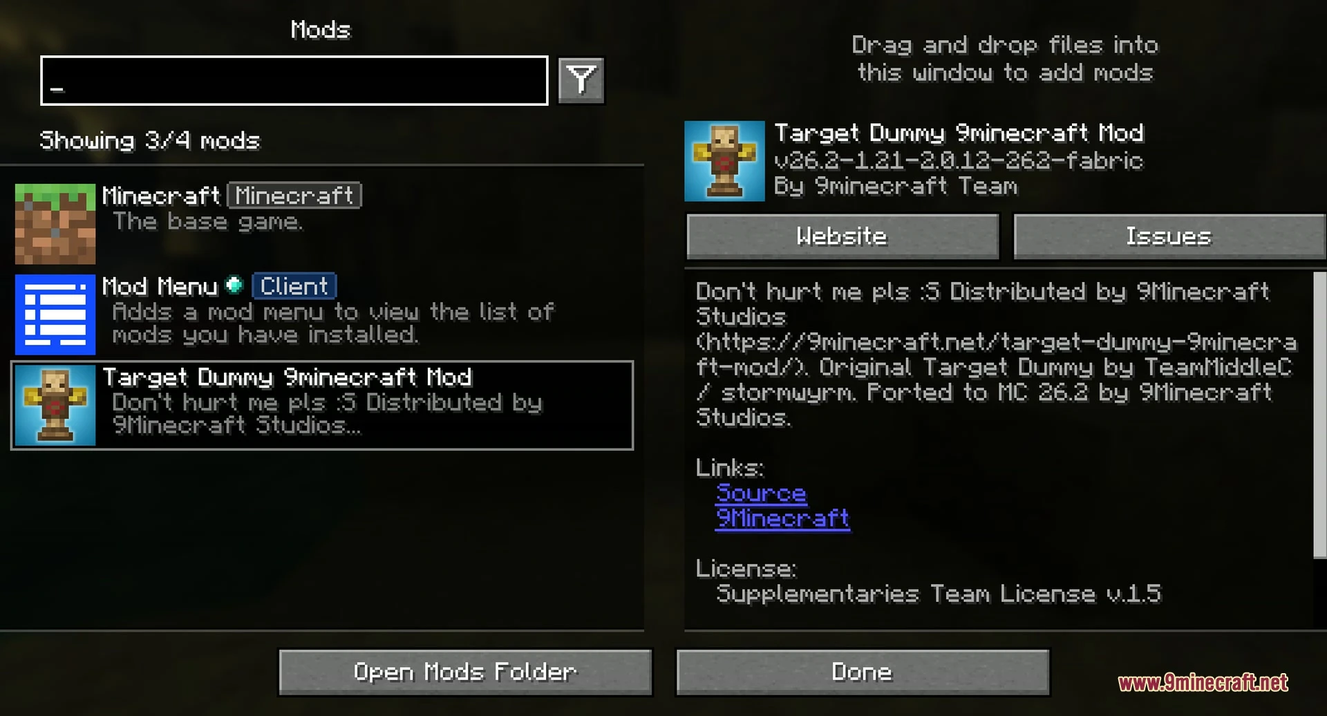 Target Dummy 9Minecraft Mod screenshot 2