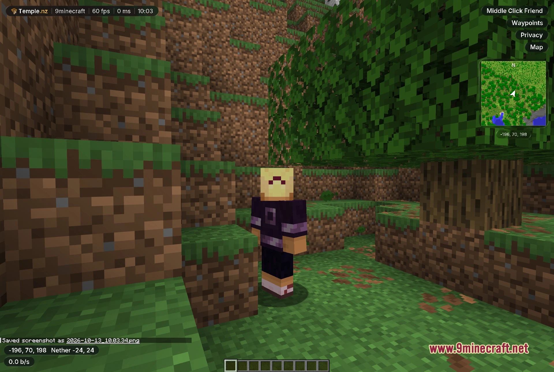 Temple Client Mod (26.2) – Dominate Brutal PvP on Anarchy Servers — screenshot 3