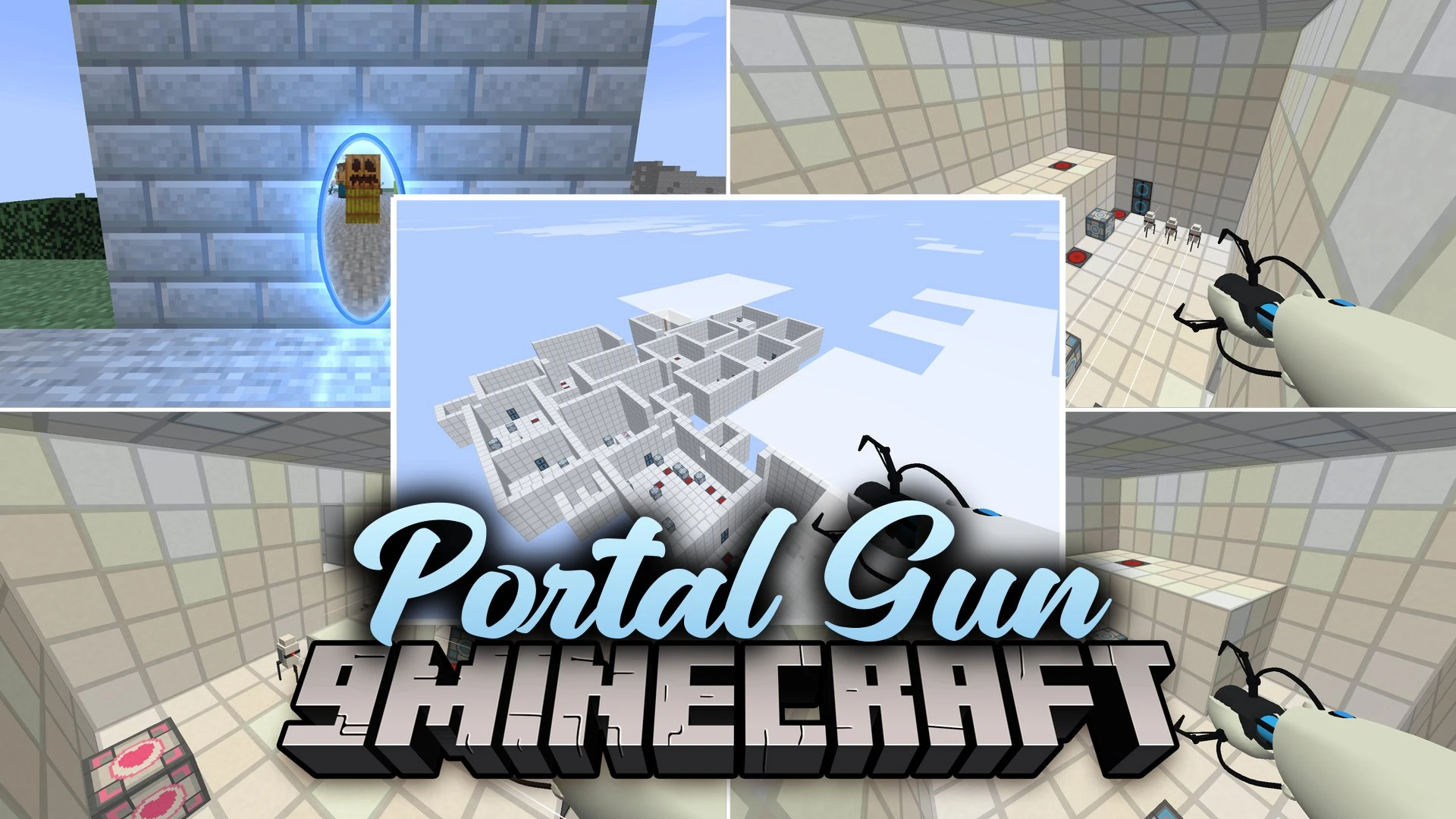 Portal Gun by BlackSpectre512 Mod (26.2) – Teleport Across Your World and Solve Test Chambers
