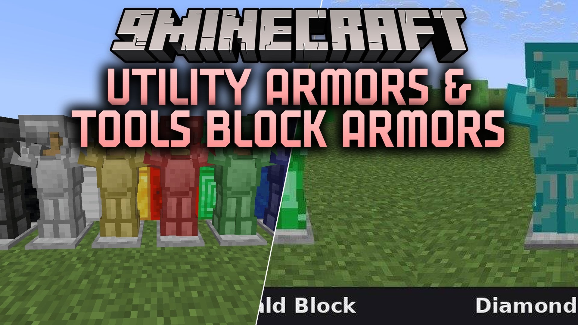 Utility Armors & Tools Block Armors Mod (26.3, 1.20.1)
