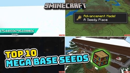 10 Insane Mega Base & Architectural Canvas Seeds for Minecraft (26.3, 1.21.11) - Java & Bedrock Edition