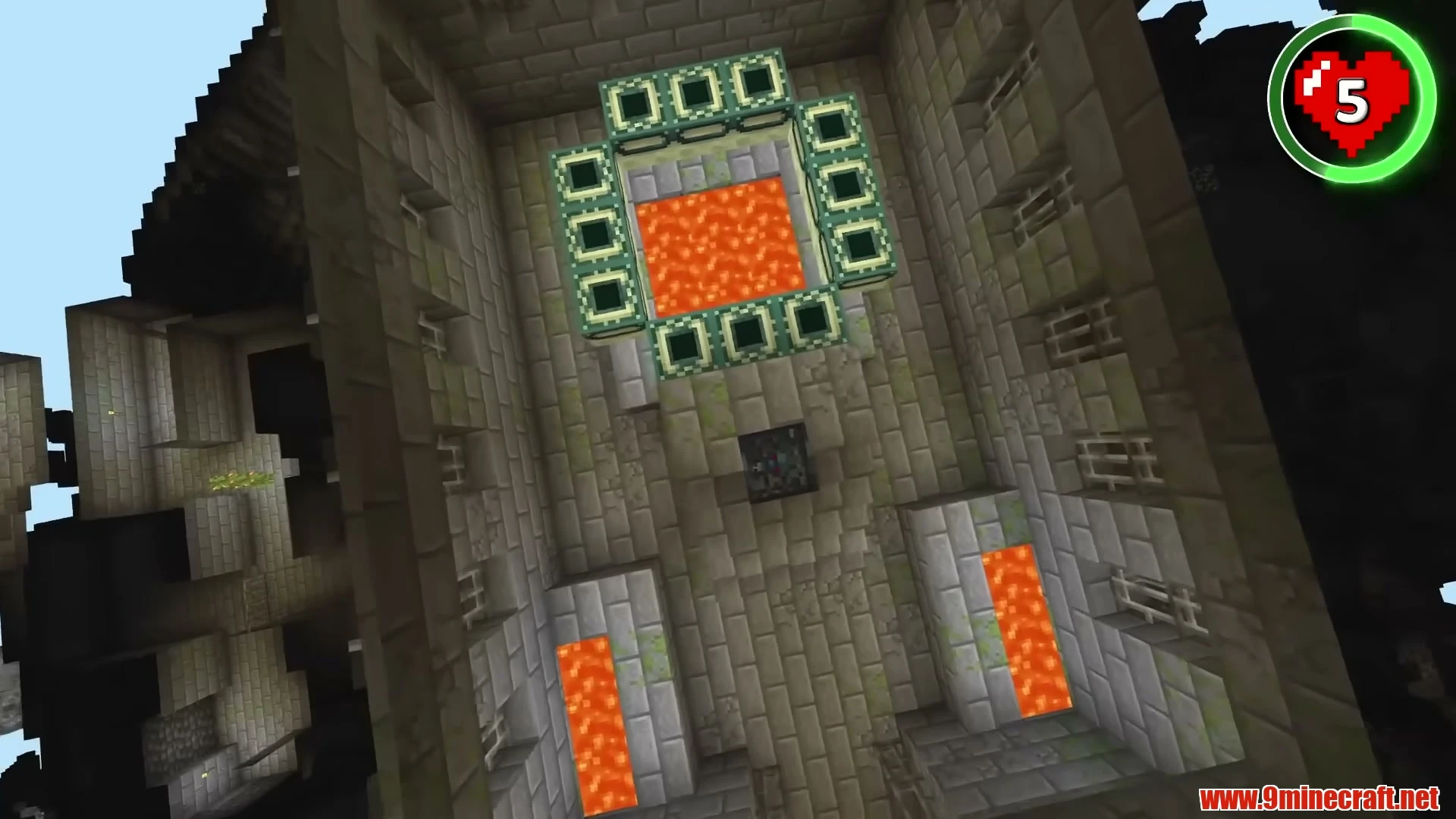 Bermuda Triangle: 3 Village Islands & 3 Strongholds - Minecraft 26.3 Seed 482838561269378721 View 3