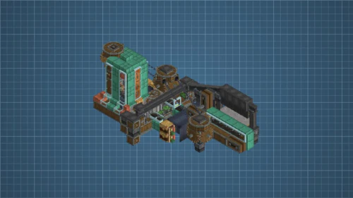 Aesthetic Copper and Zinc Farm Schematic Thumbnail