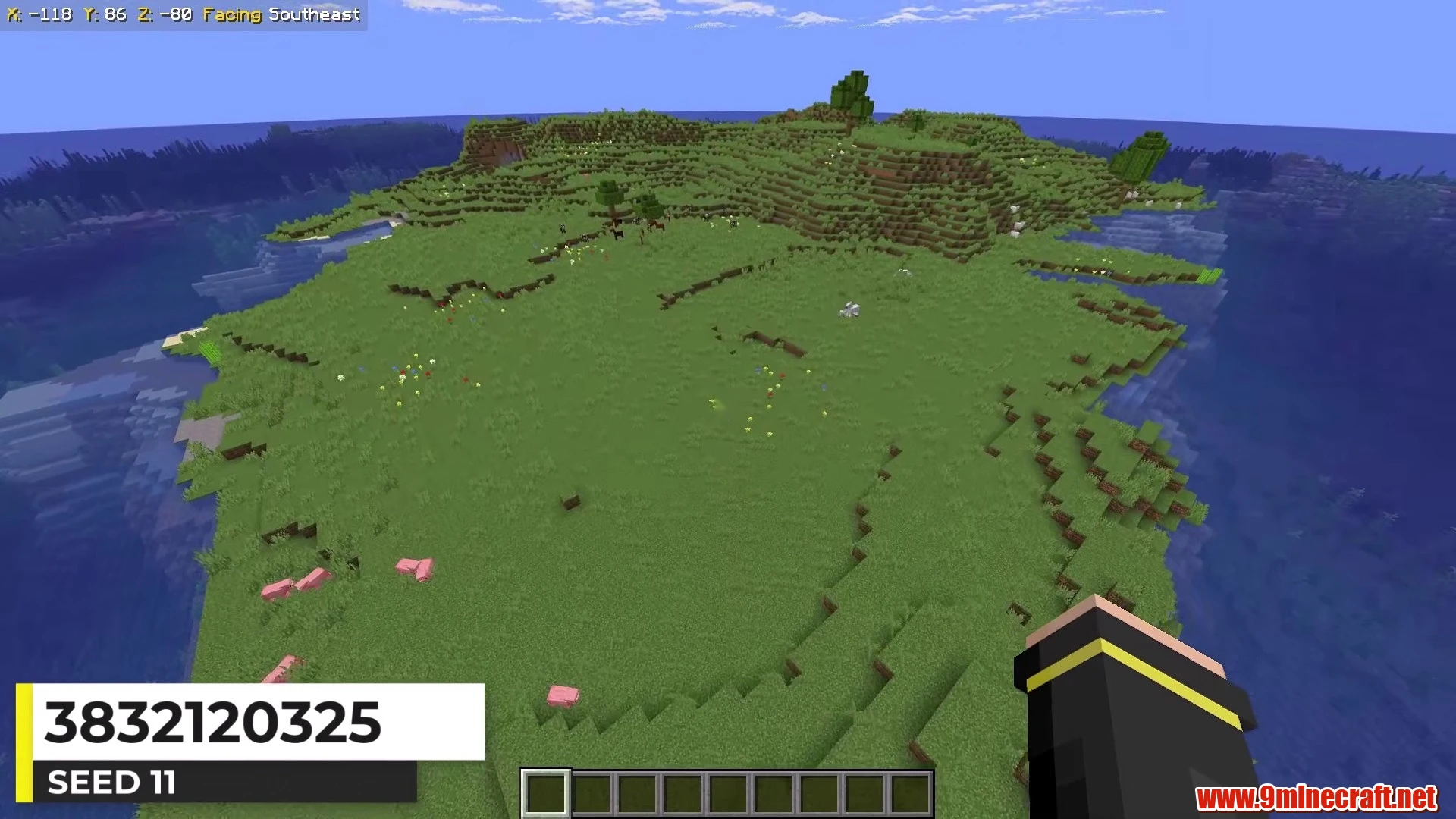 Vast Plains Sanctuary Island - Minecraft 26.3 Island Seed 3832120325 view 2
