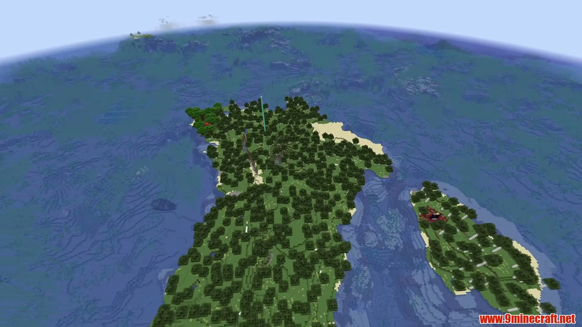 Subterranean Lush Cavern & Ocean Hollow Island - Minecraft 26.3 Seed 562951009426890 View 1