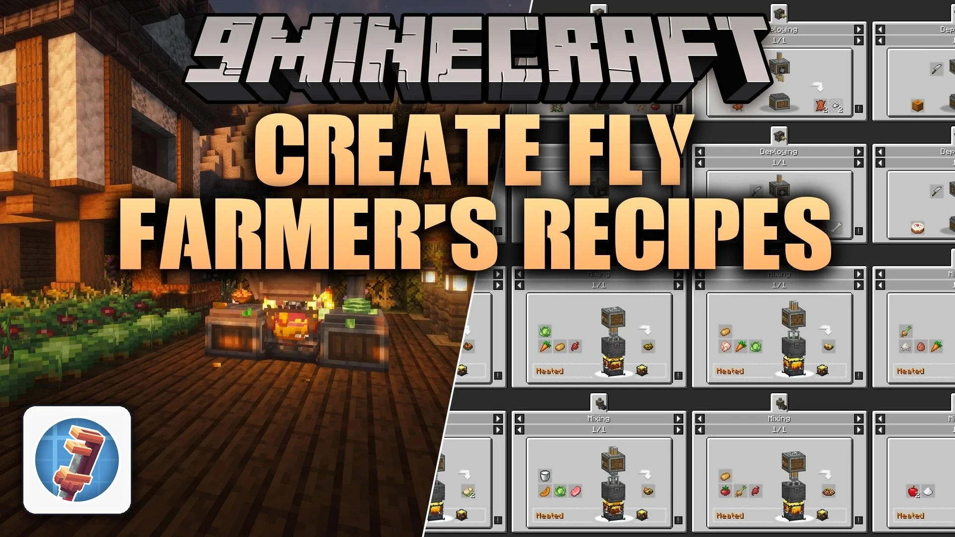 Create Fly Farmer's Recipes Mod (26.2, 26.1.2) – Automate Your Kitchen Factory