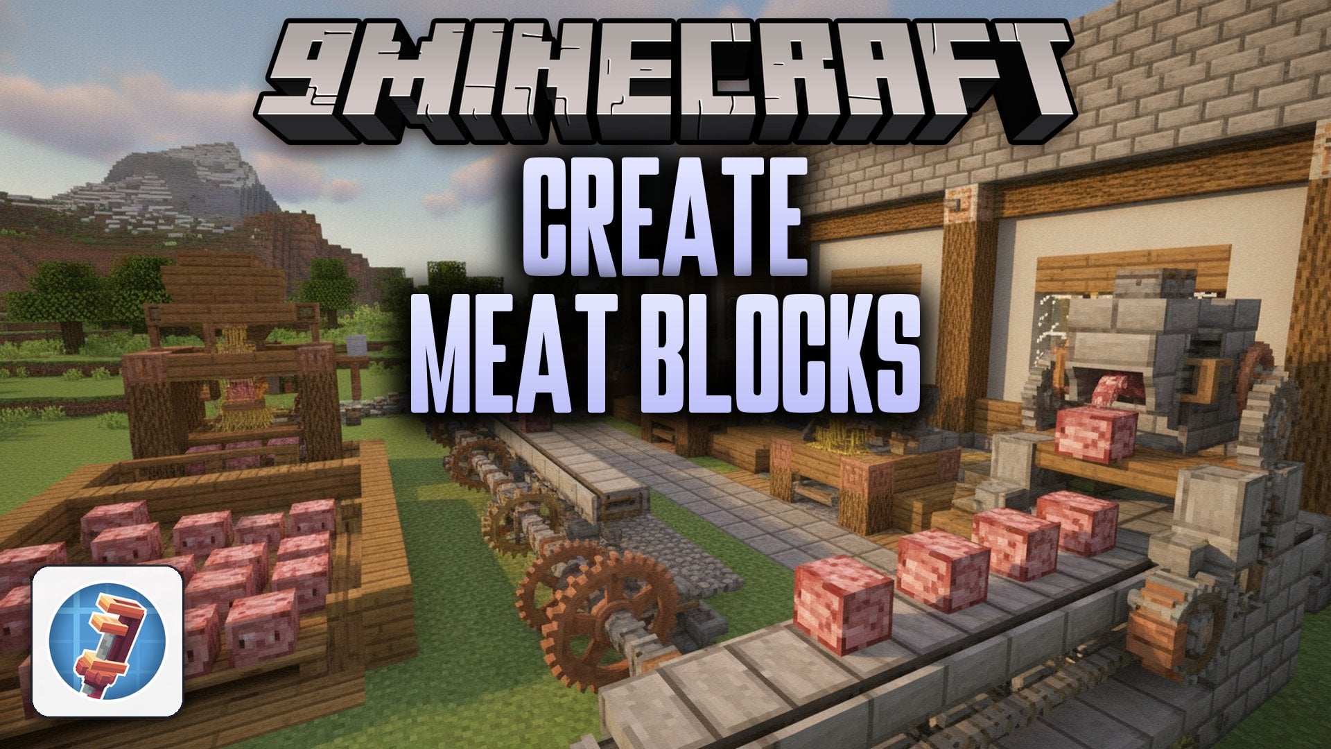 Create Meat Blocks Mod (1.21.1, 1.20.1) – Turn Mob Farms Into Factory Fuel