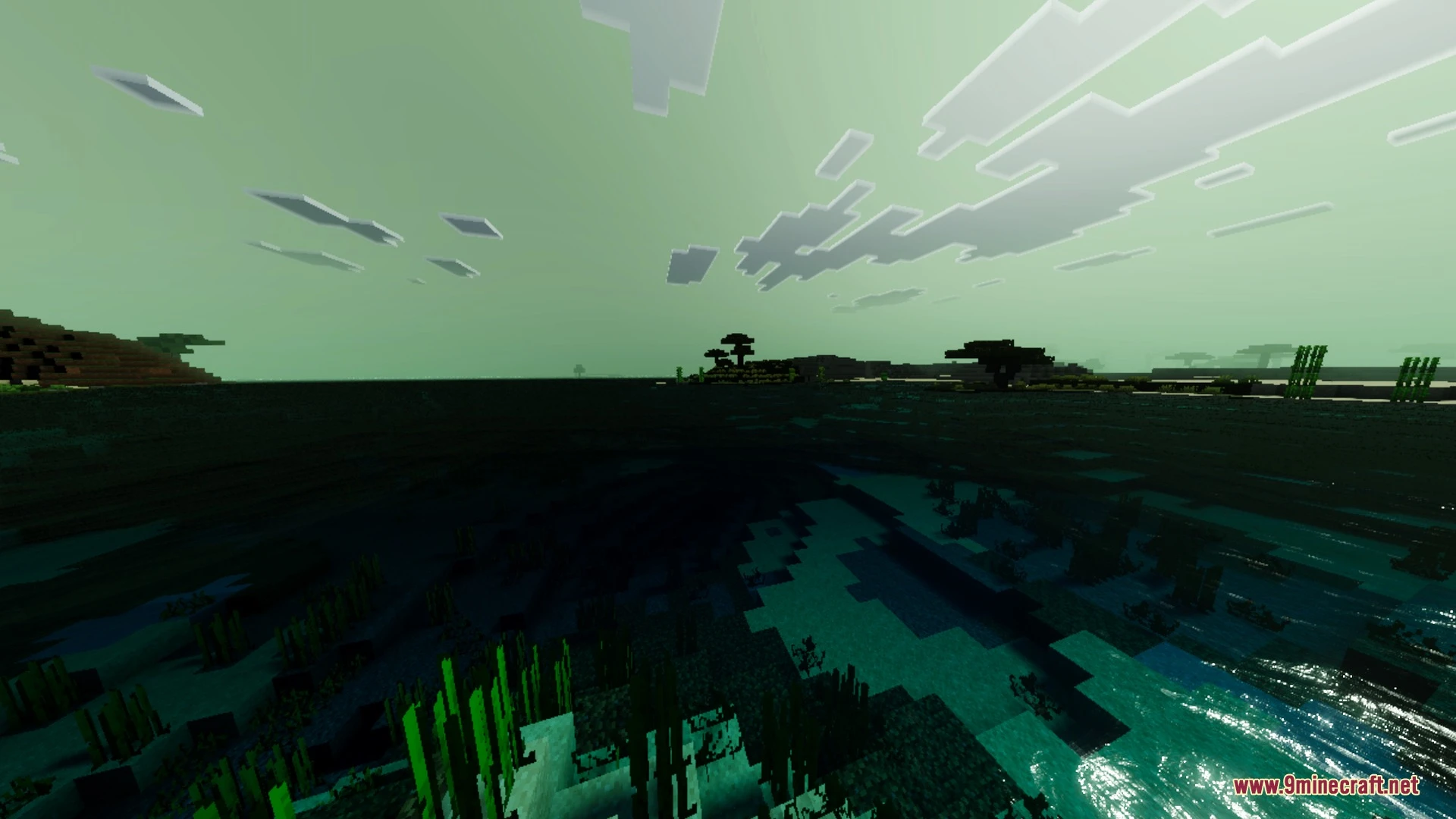 End Visual Dimension Shader (26.x) – Glowing End Skies and PBR Materials Screenshot 2