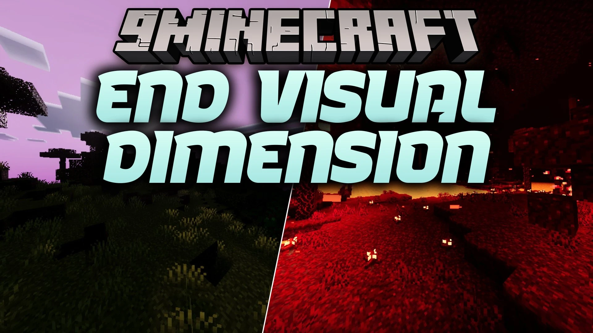 End Visual Dimension Shader (26.x) – Glowing End Skies and PBR Materials
