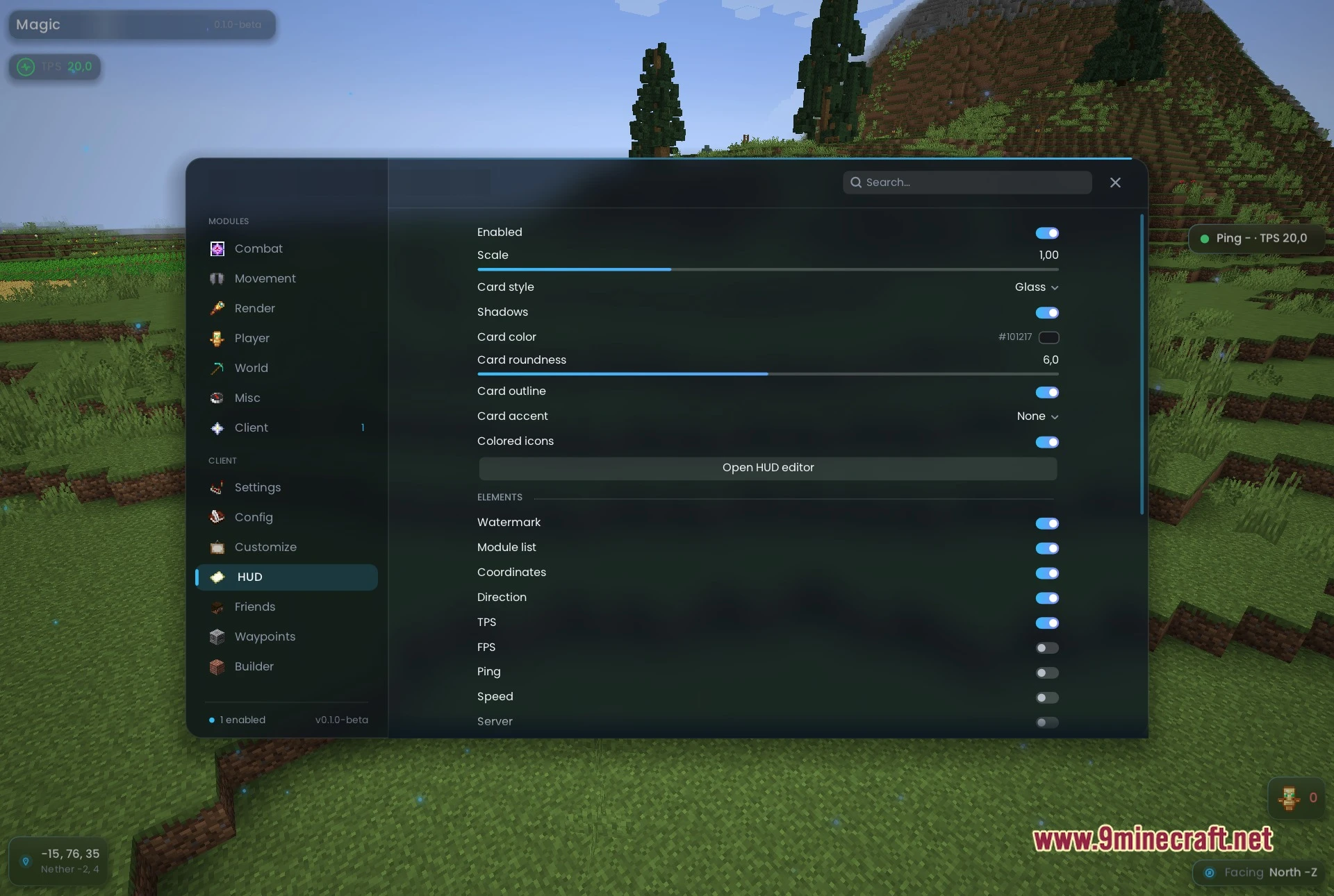 Magic Client Mod (1.21.4) – Automate Tedious Mining and Long Travel — screenshot 2