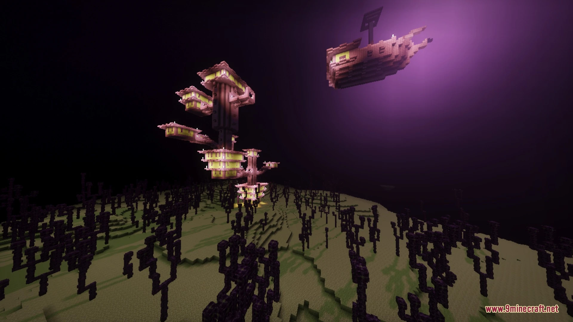 Hollow Visual Shader (26.x) – Hollow Terrain and Pitch Black Night Skies Screenshot 7