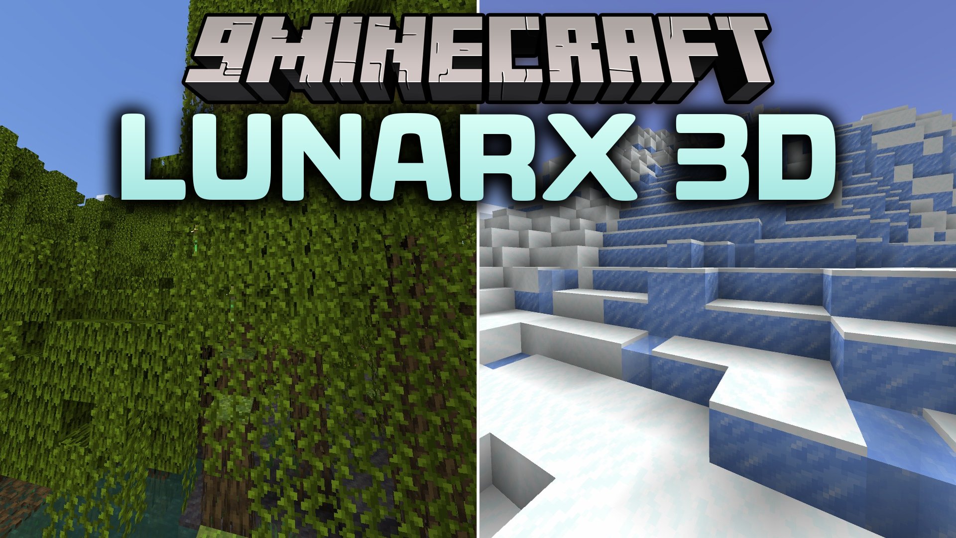 LunarX 3D Shader (26.x, 1.21) – 3D Eclipse Skies and Custom Combat Models