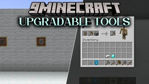 Upgradable Tools Mod (1.20.1) – Turn Starter Gear Into Diamond Equipment