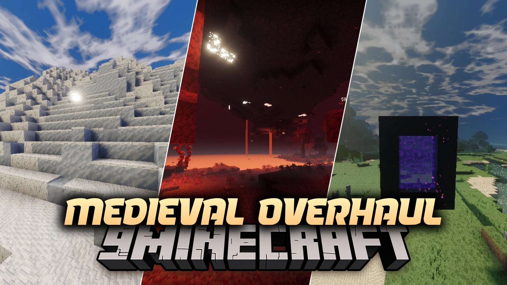 Medieval Overhaul Shader (26.x) – Realistic PBR Textures and Lighting on Bedrock