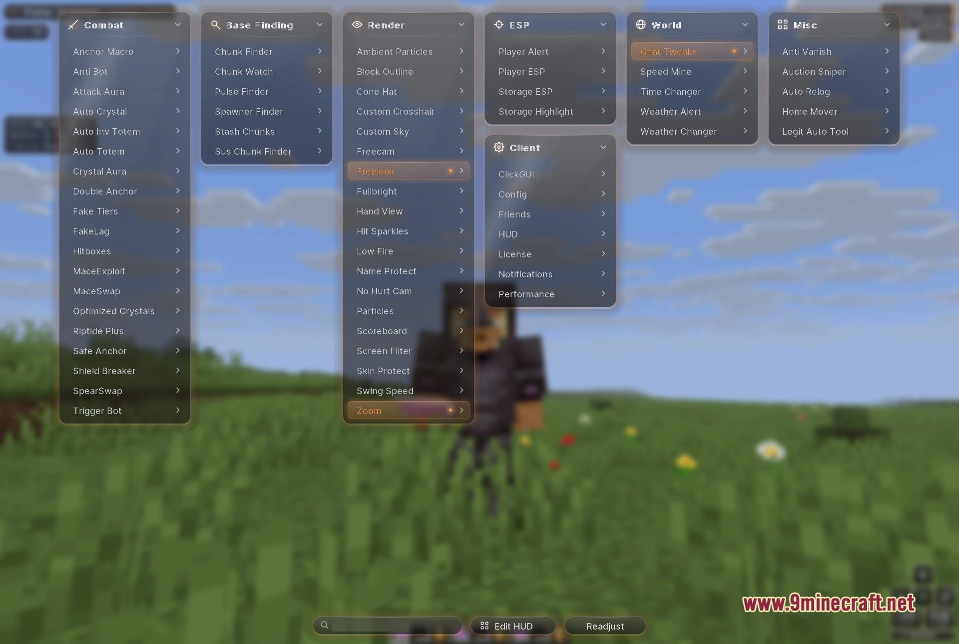 Pulse Scanner Mod (1.21.11) – Hunt Hidden Bases Across Anarchy Servers — screenshot 1