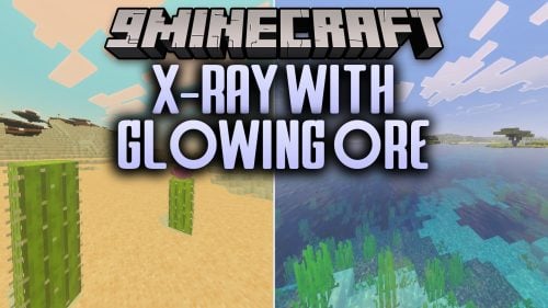 X-ray with Glowing Ore Shader (26.x) – Transparent Terrain and Bright Glowing