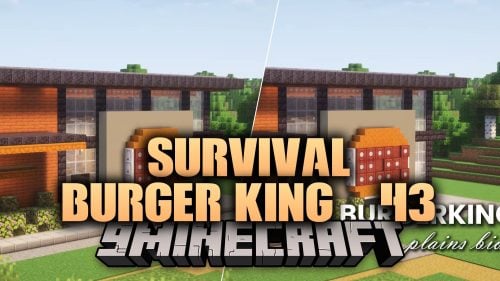 Survival Burger King #43 Map (26.x, 1.21) – Survive Your First Night